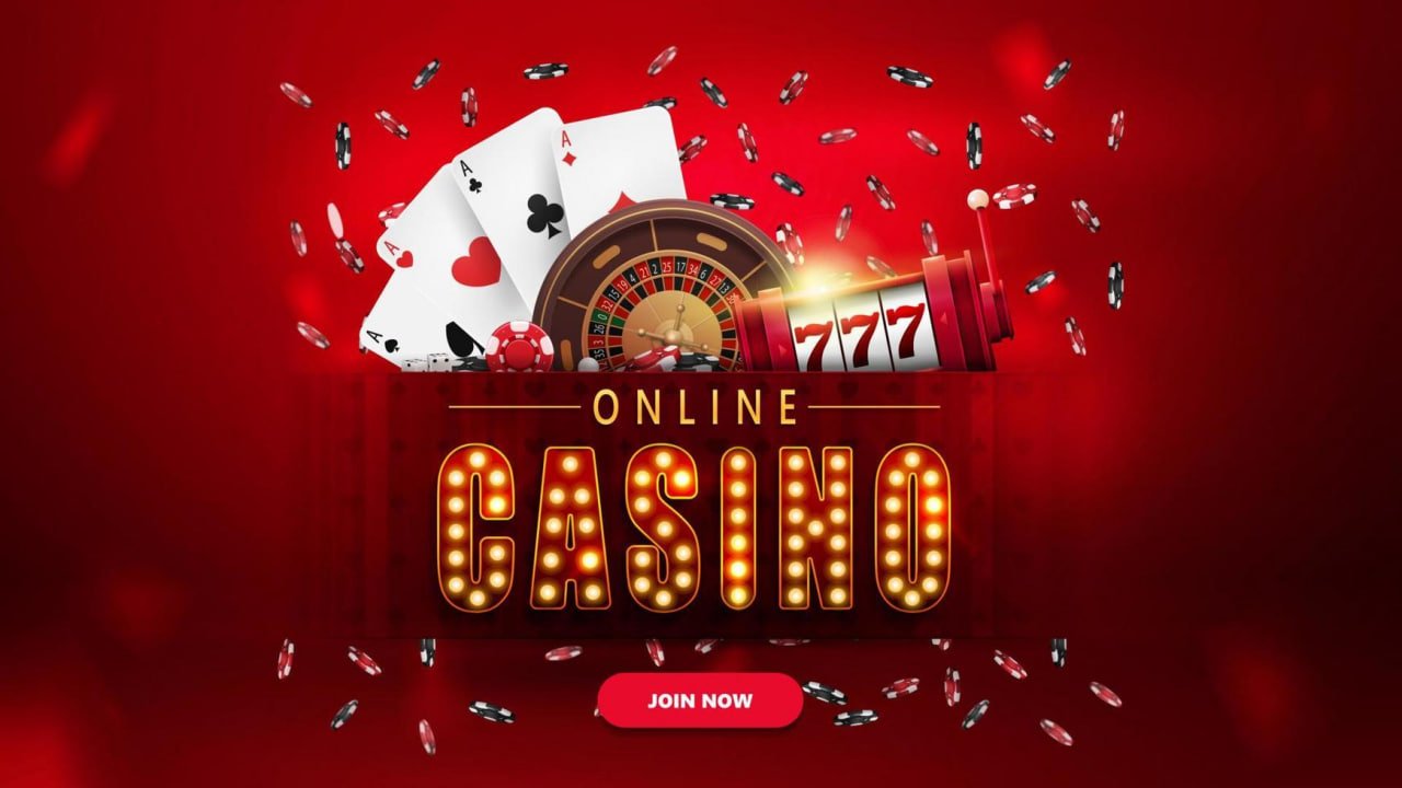 Antarmuka pemain Casino Hold'em menunjukkan kartu hole dan kartu komunitas